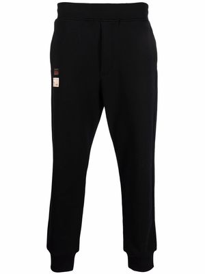 Evisu graphic-print cotton track trousers - Black