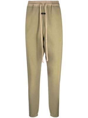 Fear Of God logo-patch two-tone track pants - Green