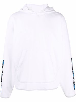 Kenzo Sport logo-print hoodie - White