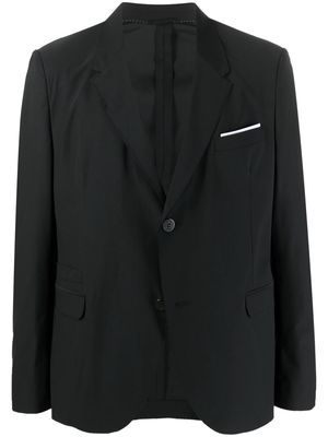 Neil Barrett single-breasted suit jacket - Black