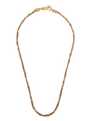 Emanuele Bicocchi crocheted necklace - Gold