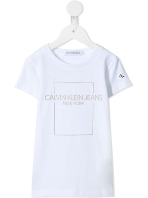 Calvin Klein Kids logo-print T-shirt - White