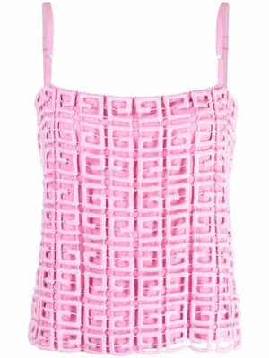 Givenchy 4G guipure camisole top - Pink