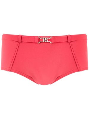 Amir Slama belt detail swim trunks - Pink