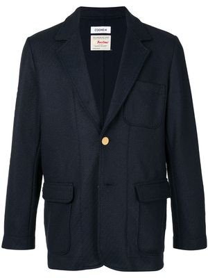 Coohem single breasted patch-pocket blazer - Blue