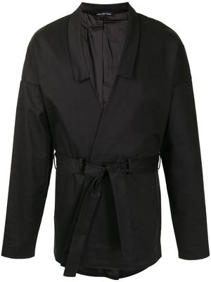 Lisa Von Tang tied-waist jacket - Black