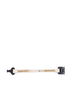 1017 ALYX 9SM openwork-logo curb chain bracelet - Gold