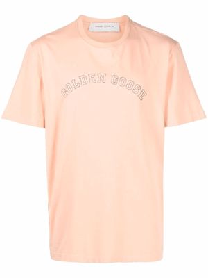 Golden Goose logo-print cotton T-shirt - Neutrals