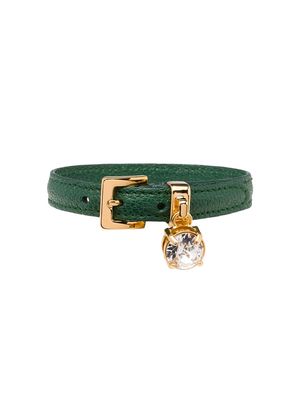 Miu Miu buckled crystal bracelet - Green