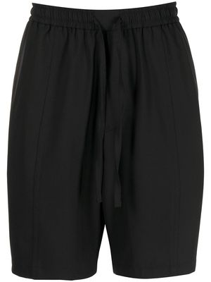 Emporio Armani drawstring waist shorts - Black