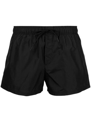 Versace logo-print swim shorts - Black
