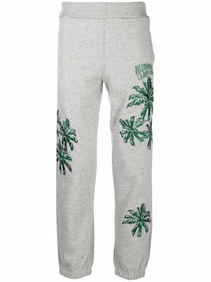 Billionaire Boys Club palm-embroidery logo track pants - Grey