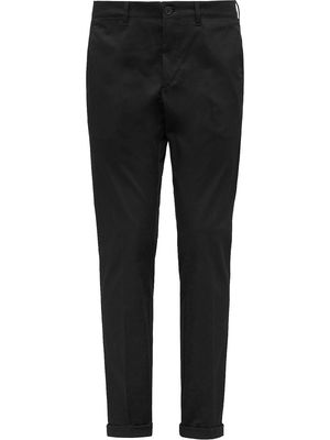 Prada tailored gabardine trousers - Black