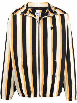 Kenzo zip-up striped bomber jacket - Neutrals