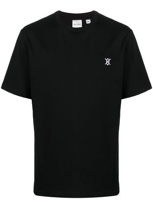 Daily Paper logo embroidered t-shirt - Black