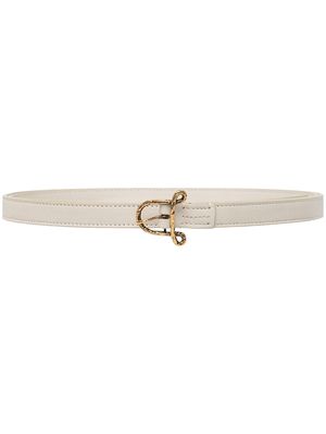 Altuzarra small A leather belt - White