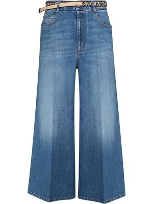 Stella McCartney high-rise cropped jeans - Blue