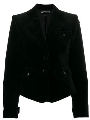 TOM FORD velvet blazer - Black