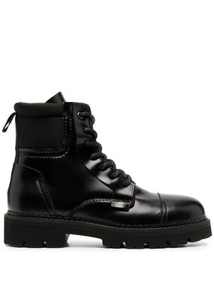 Tommy Jeans lace-up ankle boots - Black