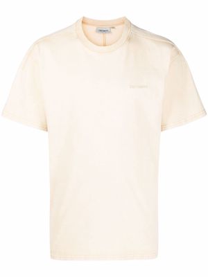Carhartt WIP embroidered-logo cotton T-shirt - Neutrals