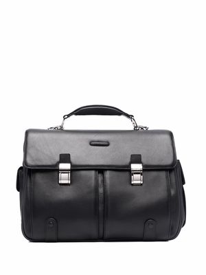 PIQUADRO Modus foldover briefcase - Black