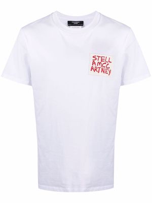 Stella McCartney x Ed Curtis logo patch T-shirt - White