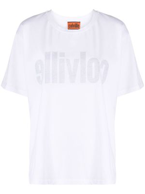 colville logo print inside-out effect T-shirt - White