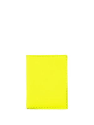 Comme Des Garçons Wallet colour-block cardholder wallet - Yellow