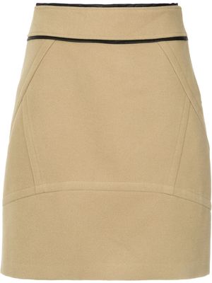 Olympiah Pumacahua a-line skirt - Brown