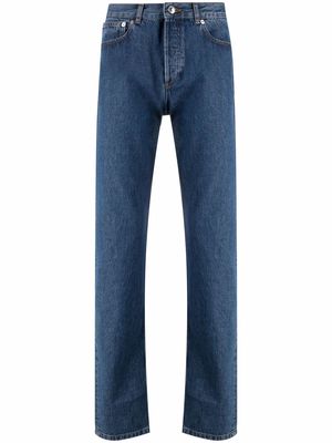 A.P.C. mid-rise straight jeans - Blue