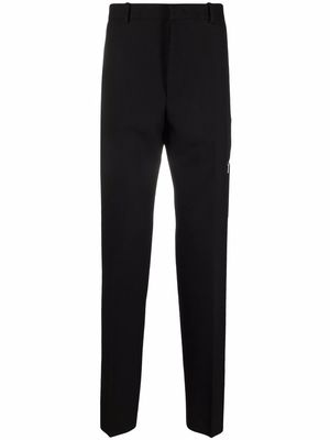 Jil Sander high-waisted tapered trousers - Black