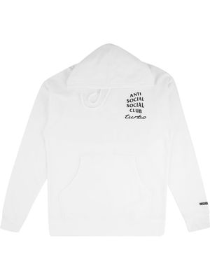 Anti Social Social Club 911 print hoodie - White