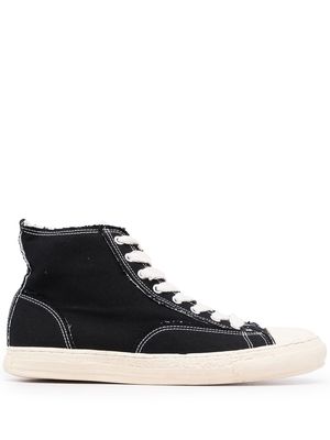 Maison Mihara Yasuhiro General Scale lace-up high-top sneakers - Black