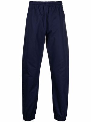 Off-White elasticated waistband cotton trousers - Blue