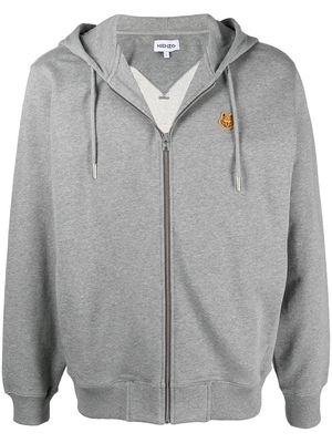 Kenzo tiger motif hoodie - Grey