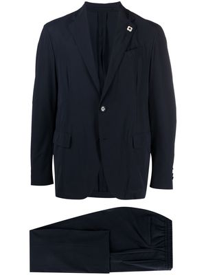Lardini two-piece cotton suit - Blue
