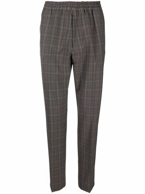 PAUL SMITH check-print trousers - Brown