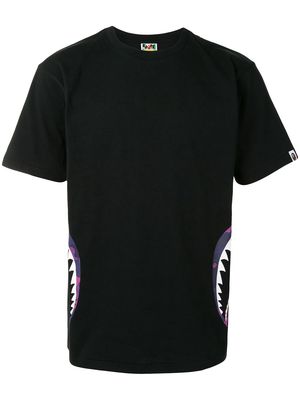 A BATHING APE® Colour Camo Side Shark short sleeved T-shirt - Black