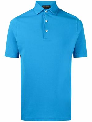 Dell'oglio short-sleeved polo shirt - Blue