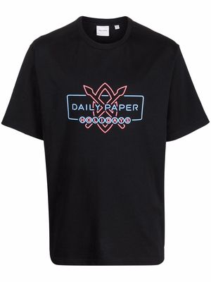 Daily Paper Holiday-print cotton T-shirt - Black