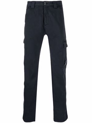 C.P. Company Lens-detail cargo trousers - Blue