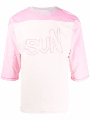 ERL sun-print T-shirt - Pink