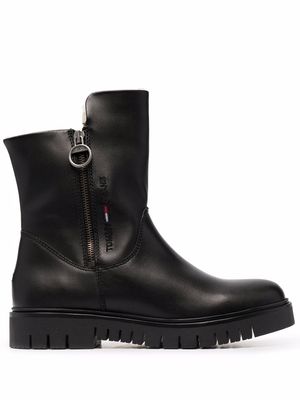 Tommy Jeans fur lining boots - Black