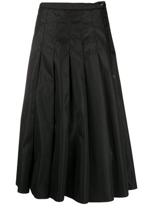 Moncler pleated midi skirt - Black