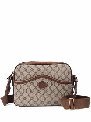 Gucci GG-canvas messenger bag - Neutrals