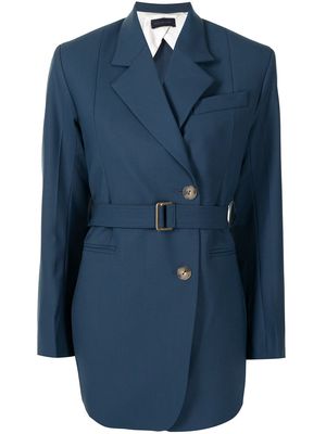 Eudon Choi belted double-breasted blazer - Blue