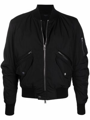 AMIRI zipped-up bomber jacket - Black