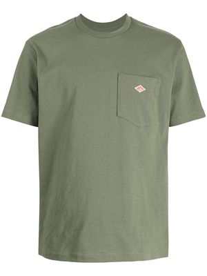 Danton patch pocket T-shirt - Green