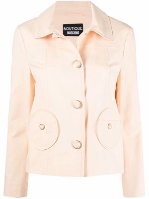 Boutique Moschino snap button-fastening jacket - Neutrals