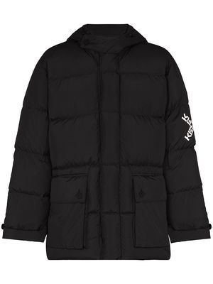 Kenzo hooded padded jacket - Black
